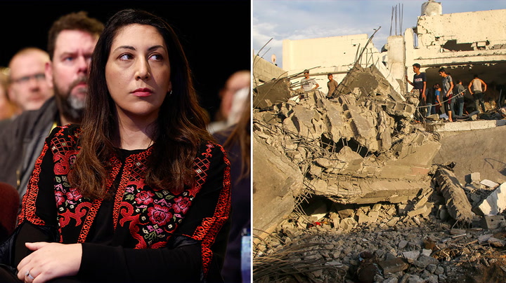 Humza Yousaf's wife Nadia El-Nakla reveals family trapped in Gaza 'hit by a drone'
