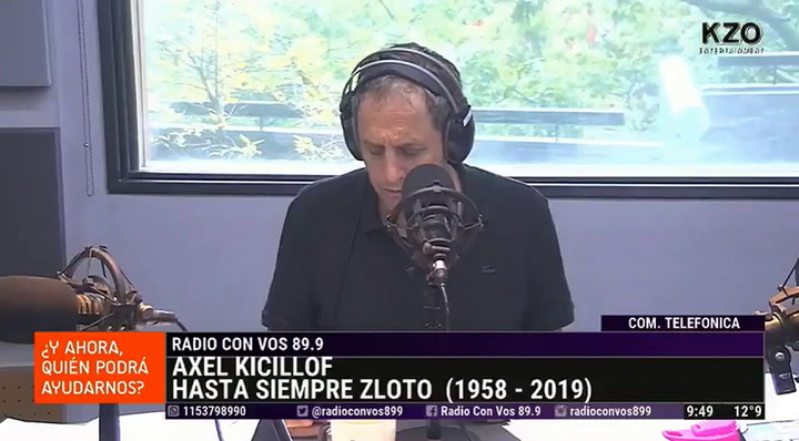 Axel Kicillof recordó a Marcelo Zlotogwiazda