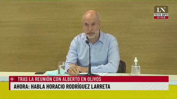 Conferencia completa de Horacio Rodríguez Larreta