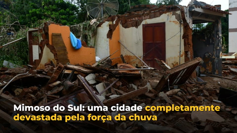 Reportagem de A Gazeta percorreu as ruas da cidade mais afetada e devastada na região Sul do Estado e encontrou um rastro de destruição