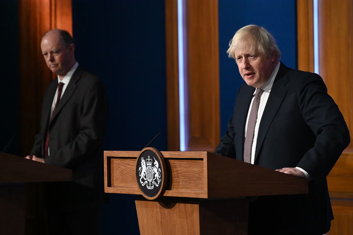 Watch live as Boris Johnson holds press conference on Omicron Covid variant