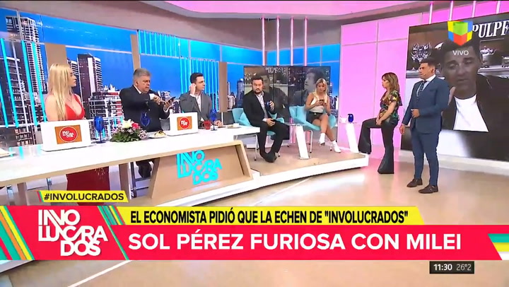 Sol Pérez, furiosa contra Javier Milei - Fuente: América TV