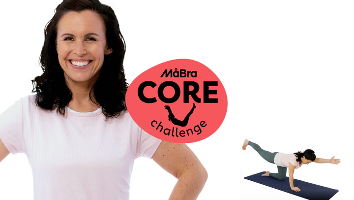 MåBra Core Challenge – så övningen diagonala lyft