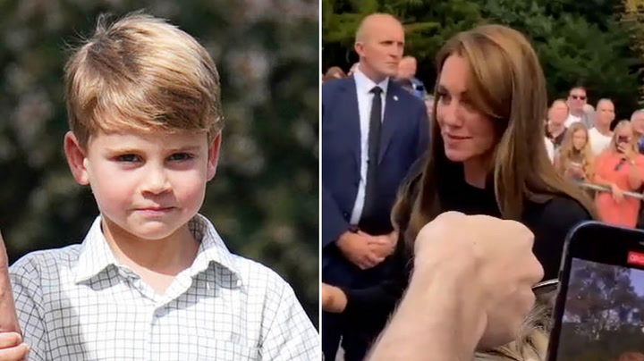 Kate Middleton reveals Prince Louis's touching reaction to Queen's death