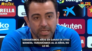 Xavi sobre la identidad del Barcelona y la comparación con el Real Madrid