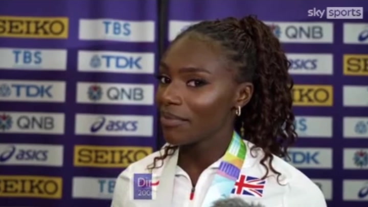'I just ran as fast as I could': Dina Asher-Smith reacts to bronze at World Athletic Championships