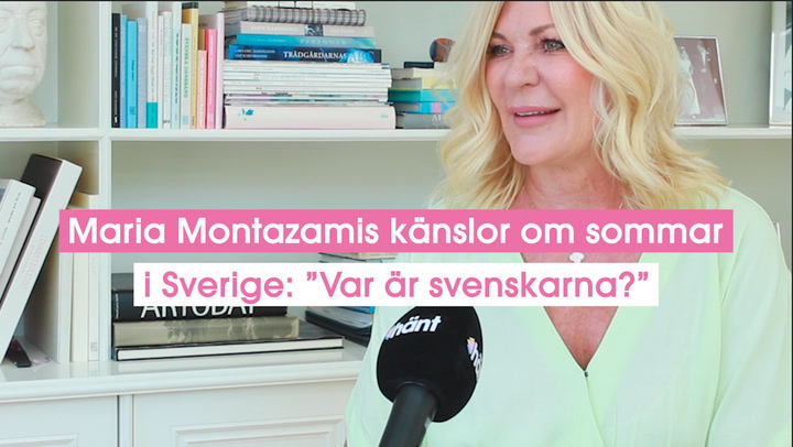 Maria Montazamis känslor om sommar i Sverige: ”Var är svenskarna?”
