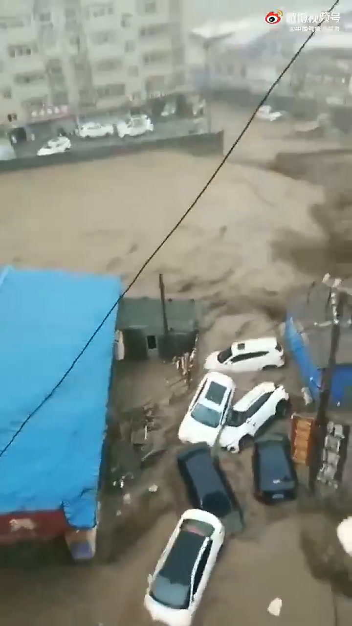 Henan, en el centro de China, presenta inundaciones después de haber sufrido lluvias torrenciales si