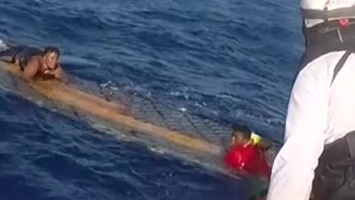 Migrant saves baby from shipwreck during dangerous Mediterranean crossing