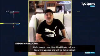 Maradona sobre Federer
