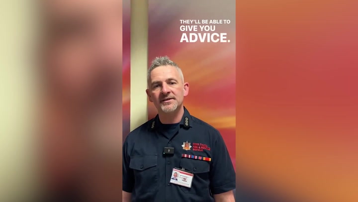 Firefighter gives fitness advice to help train for role