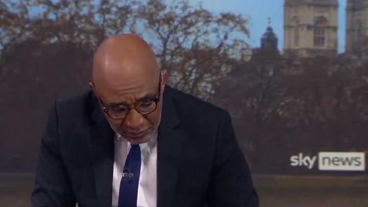 Sky presenter breaks down telling minister his daughter died as No 10 partied