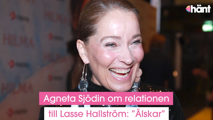 Agneta Sjödins starka ord om Lasse Hallström: ”Älskar”