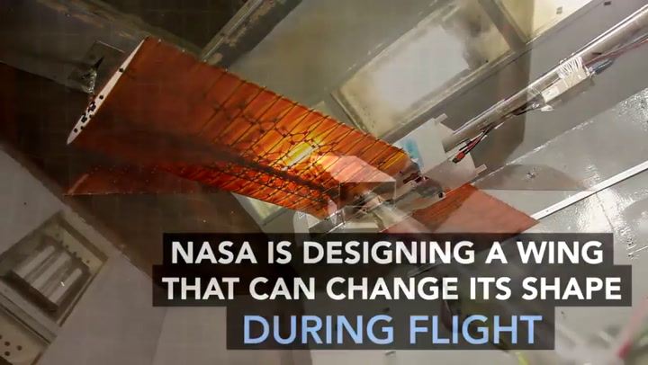 Así son las alas con las que la NASA quiere revolucionar los aviones del futuro - Fuente: YouTube