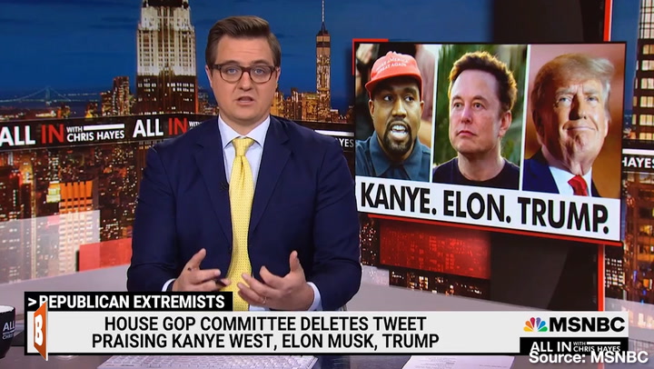 MSNBC Conflates Ye’s Antisemitism with Conservatives, Republicans: “Emblematic of the Bigger Vibes of Conservatism”