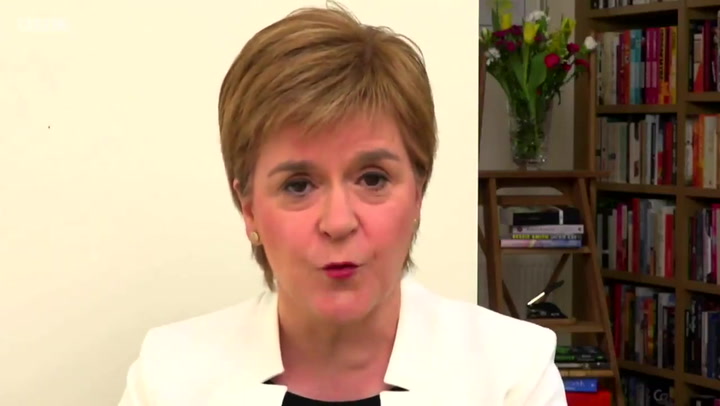 Sturgeon discusses implications of a border between independent Scotland and rest of UK