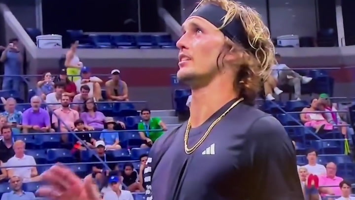 US Open fan kicked out for shouting 'most famous Hitler phrase' at Alexander Zverev