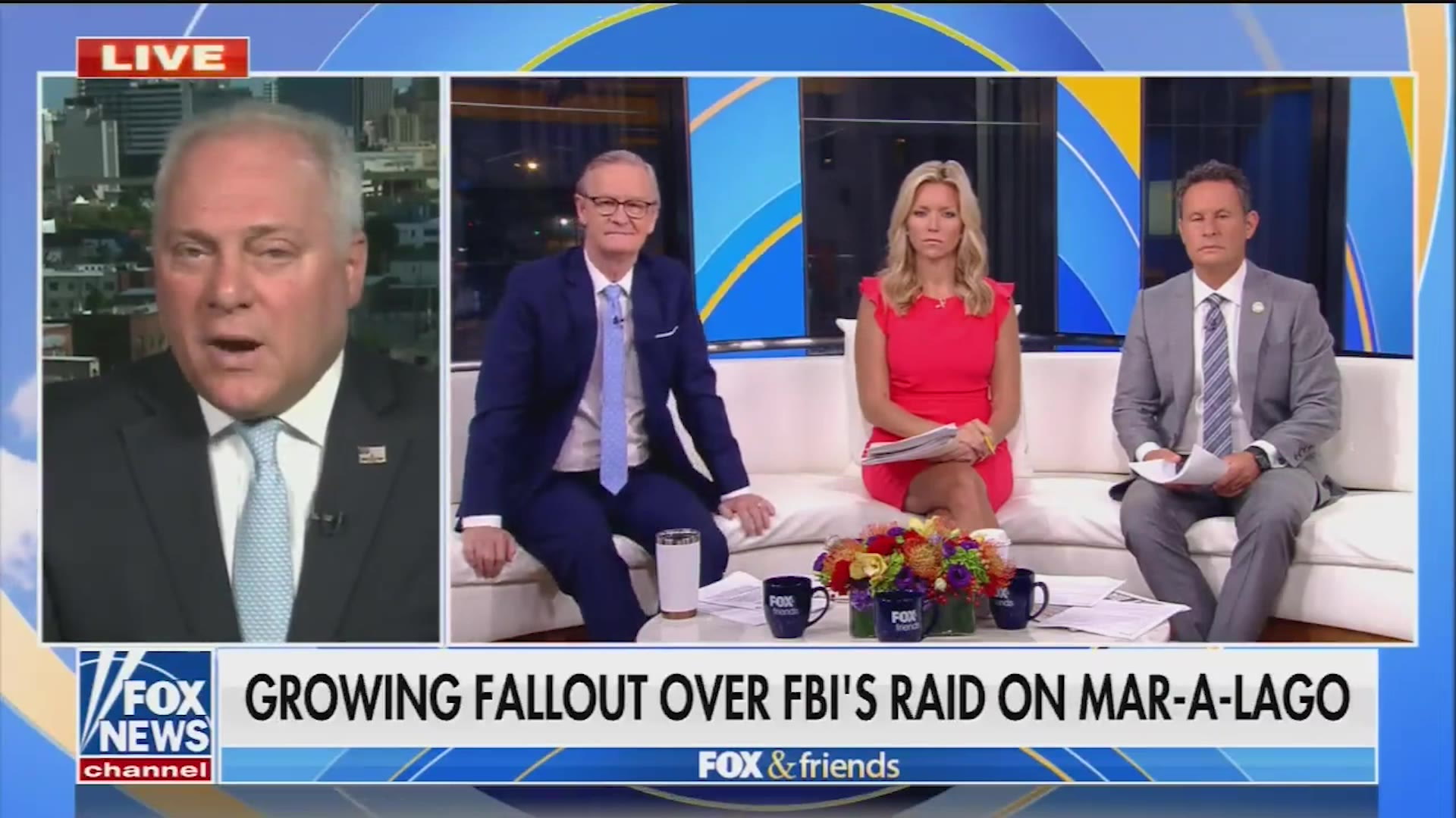Fox News host slams Steve Scalise after he claimed FBI agents at Mar-a-Lago  went 'rogue' | The Independent