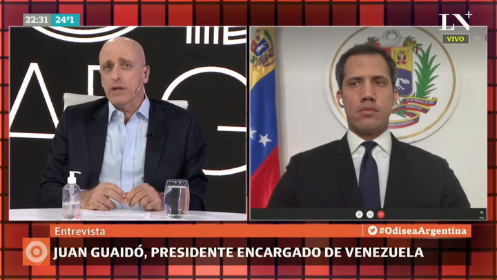 Entrevista a Juan Guaidó, presidente encargado de Venezuela