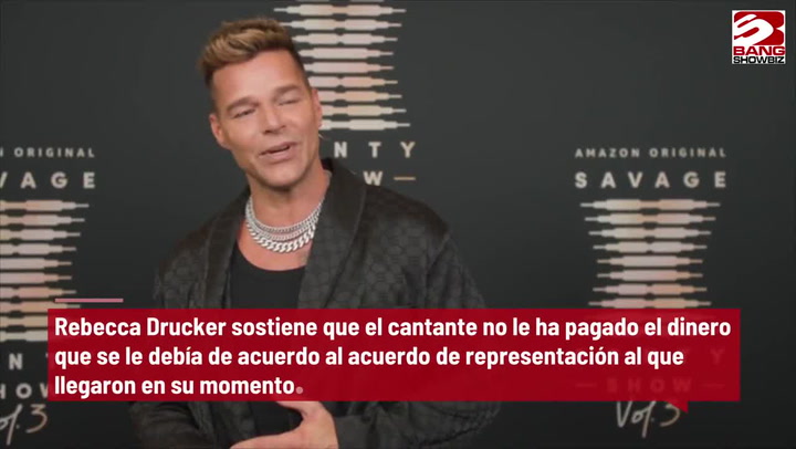 Ricky Martin enfrenta una demanda de su antigua mánager