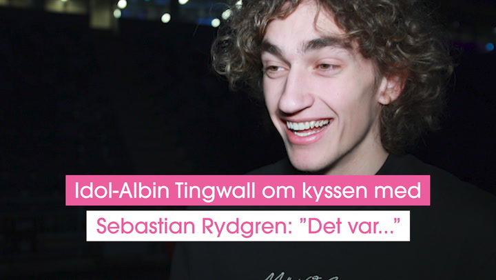 Idol-Albin Tingwall om kyssen med Sebastian Rydgren: ”Det var...”