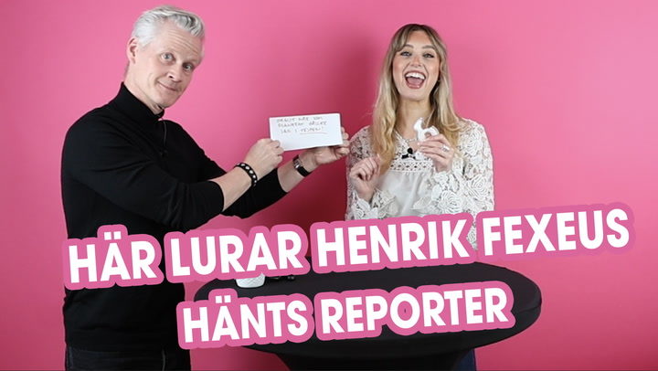 Henrik Fexeus lurar Hänts reporter brutalt