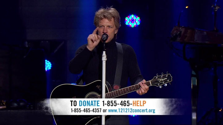 Shows: 12 12 12 Concert for Sandy: Bon Jovi & Bruce Springsteen: "Who Says You Can't Go Home"