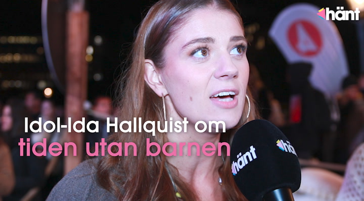 Idol-Ida Hallquist om tiden ifrån barnen: "Jättejobbigt"
