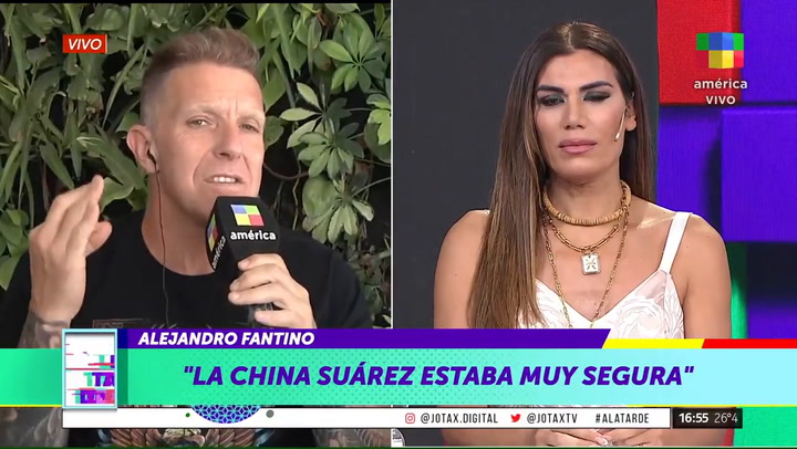 Alejandro Fantino contó las intimidades de su entrevista con la China Suárez