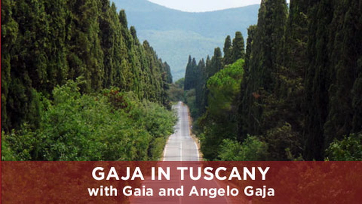 Gaja in Tuscany with Gaia and Angelo Gaja