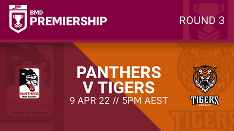 9 April - BMD Round 3 - West Brisbane Panthers v Brisbane Tigers