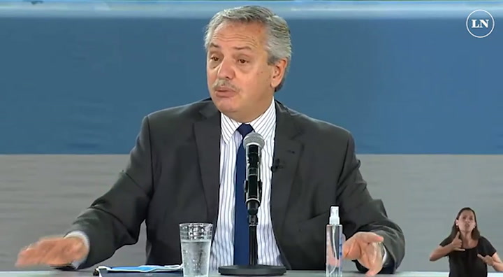 Alberto Fernández habla sobre el ajuste del FMI