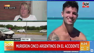Trágico accidente en México. Habló la madre de uno de los 5 argentinos muertos: "No lo puedo aceptar todavía"