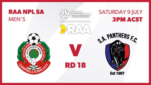 Campbelltown City - NPL SA v South Adelaide Panthers - NPL SA