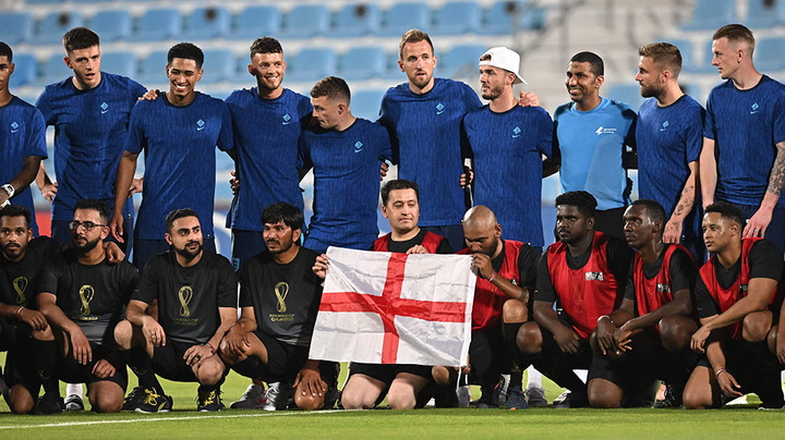 England players meet migrant workers who built World Cup stadiums in Qatar