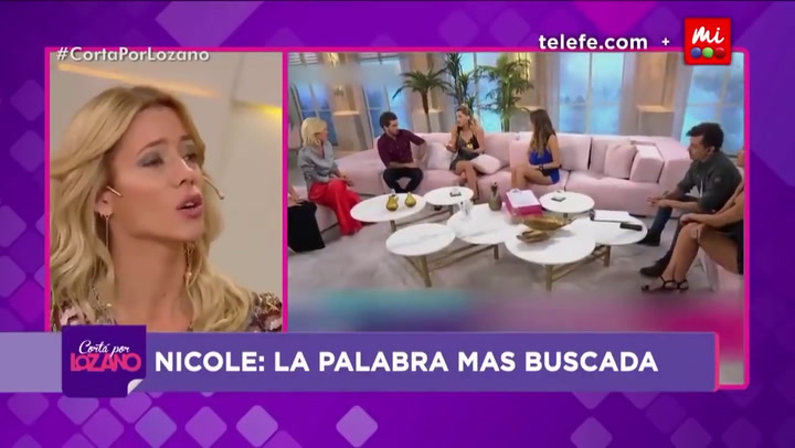 Nicole Neumann, enojada con Fabián Cubero