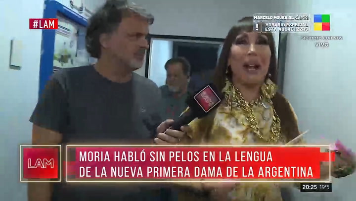 Moria Casan reacciono al rol de Fatima Florez como primera dama 