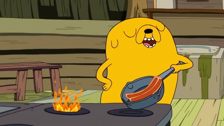 Jake de 'Hora de aventuras' canta Bacon Pancakes - Fuente: Cartoon Network
