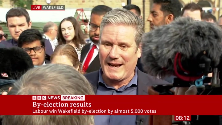 'We smashed it!': Keir Starmer rejoices over Wakefield by-election win