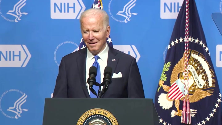 Biden quips about ‘president’ Fauci in Covid speech: ‘I see him more than my wife’