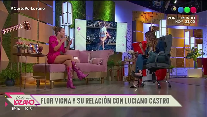 Vero Lozano reveló qué le dijo a Luciano Castro cuando se puso de novio con Flor Vigna