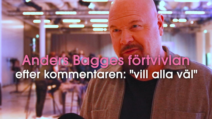Anders Bagges förtvivlan efter Idol-tittarnas kommentarer: "vill alla väl"