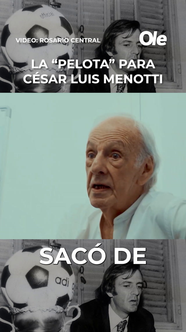 LA PELOTA para César Luis Menotti
