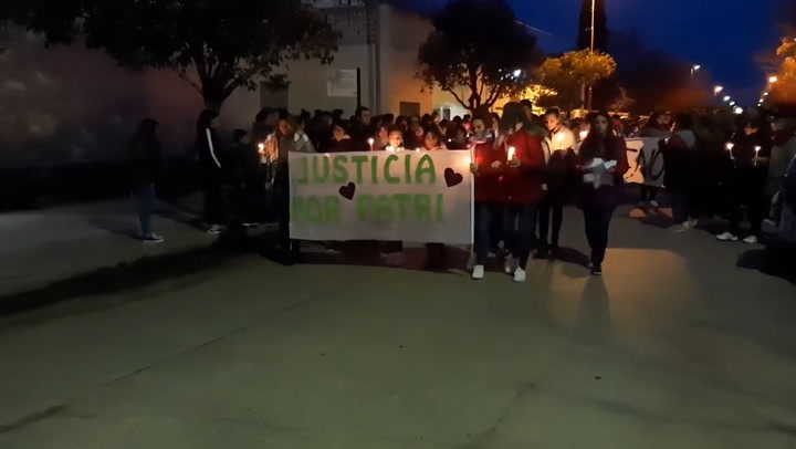 Marcha en Villalonga por el femicidio de Patricia - Fuente: villalongahoy