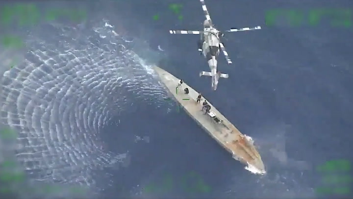 Mexican navy finds 3.5 tonnes of drugs inside 'narco submarine'