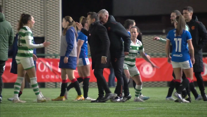 Celtic boss appears to be headbutted by Rangers coach after Old Firm derby