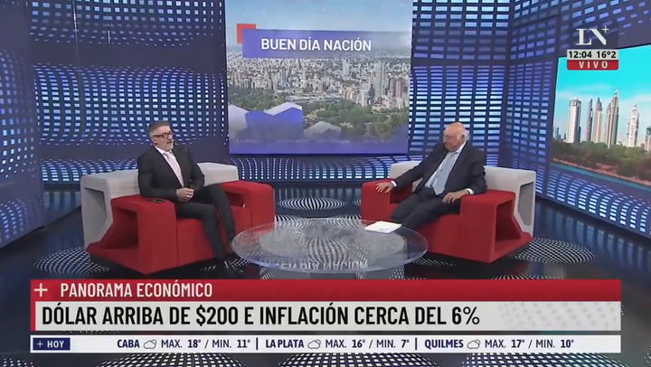 Luis Novaresio entrevistó al economista Miguel Ángel Broda