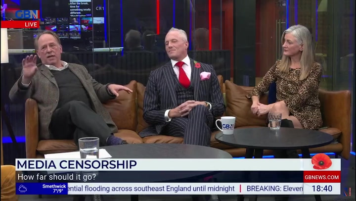 GB News guest Michael Crick kicked out of studio during freedom of speech debate