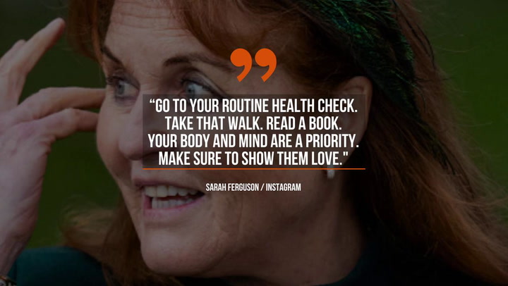 Sarah Ferguson shares powerful health message amid cancer battle