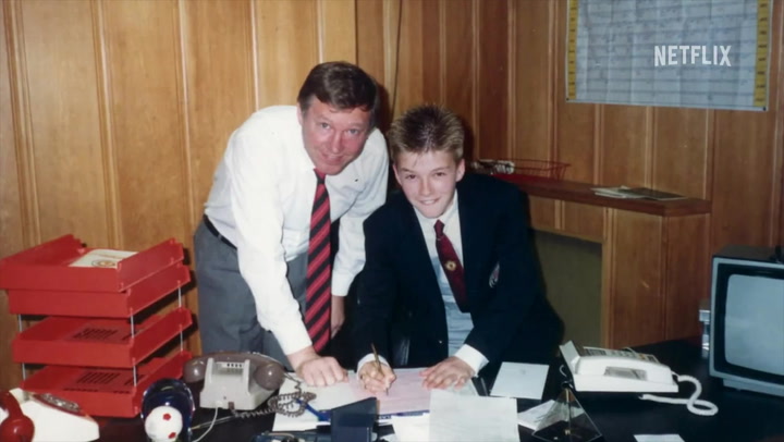 David Beckham recalls first meeting Alex Ferguson after Manchester United signing